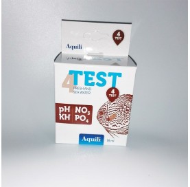 Test 4 en 1 PH - NO3 - KH - PO4 18ml Aquili