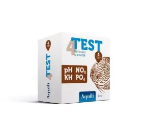 Test 4 en 1 PH - NO2 - KH - PO4 18ml Aquili