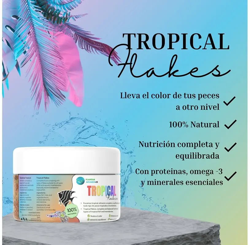 Tropical Flakes Plantasacuario