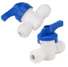 Válvula llave de cierre osmosis para tubos de 1/4 o 4/6mm