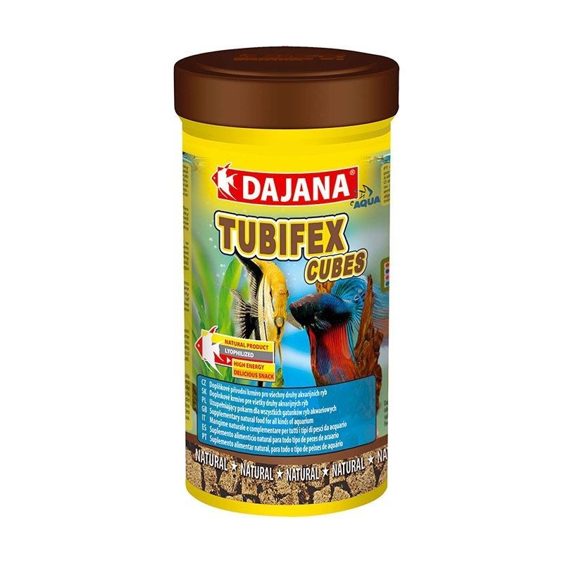 Alimento TUBIFEX CUBES de DAJANA (100 ml)